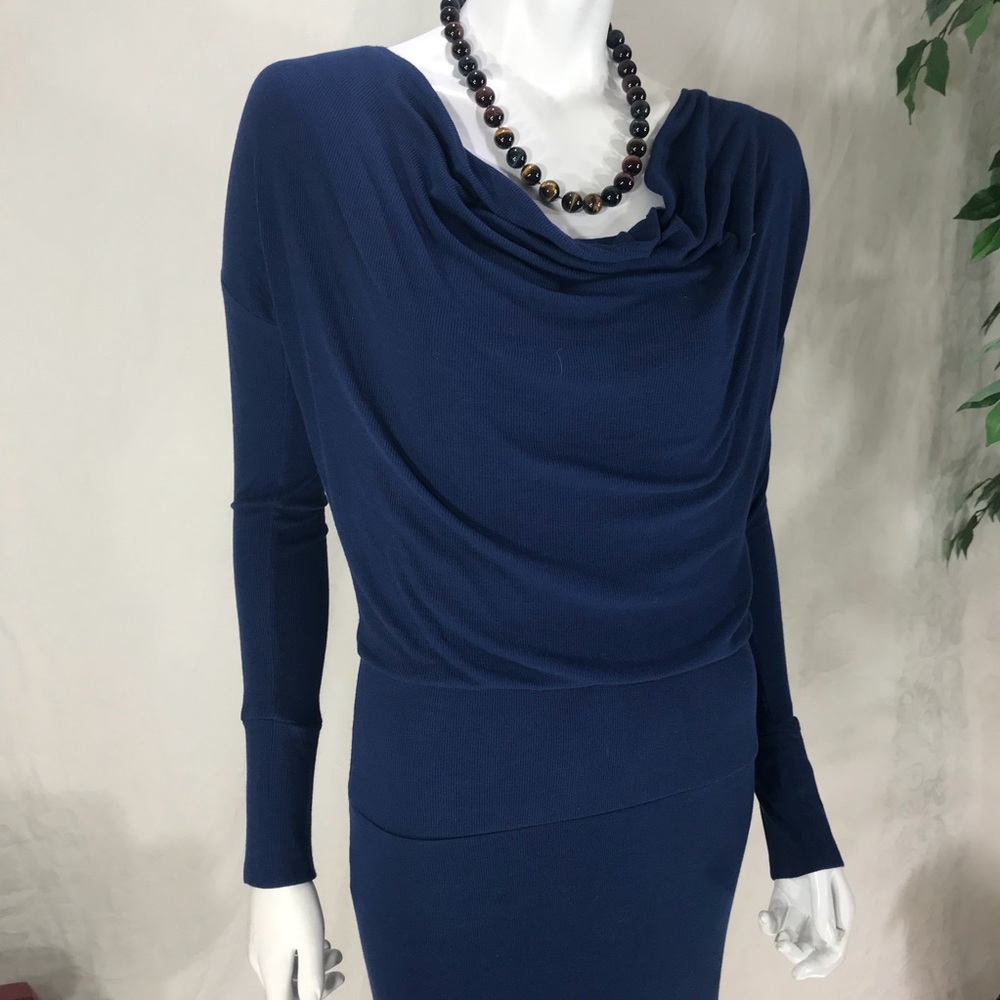 Long Blue Colleen Lopez Dress - Picture 2 of 6